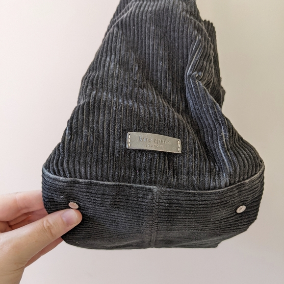 Y2K Kate Spade Corduroy Drawstring Bag - Picture 9 of 13